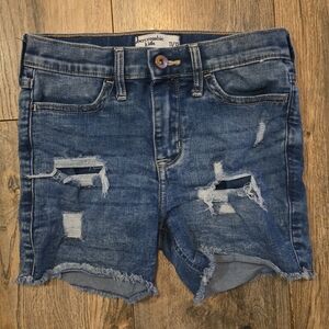 COPY - Abercrombie Kids Distressed Denim Shorts